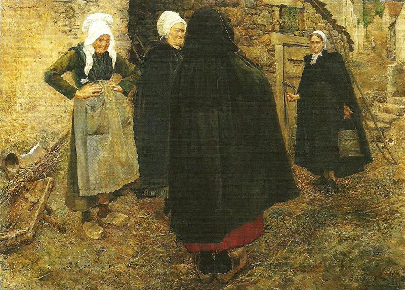 Ernst Josephson Byskvaller Norge oil painting art